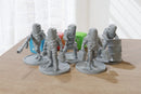 Army Hazmat Squad - Post Apocalyptic Miniature for Zona Alfa - Fallout Wasteland - Tabletop RPG - 20mm / 28mm / 32mm Scale Minifigures