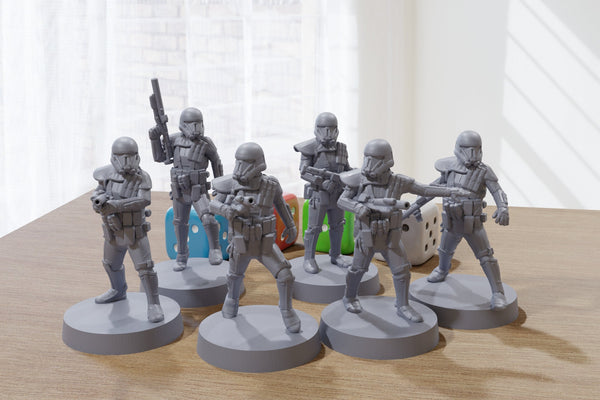 Elite Clone Troopers - Star Wars Legion 35mm Miniature for