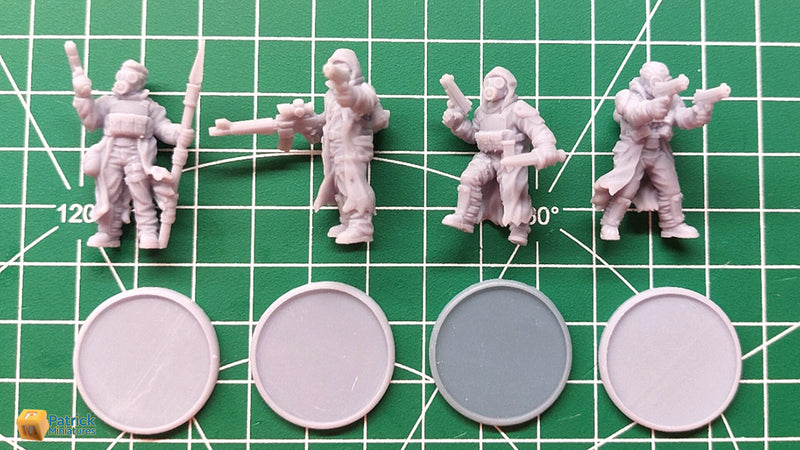 Wasteland Stalkers - Post-Apocalyptical Miniatures for Zona Alfa - Fallout Wasteland - 20mm - 28mm - 32mm Scale Minifigures - Tabletop RPG