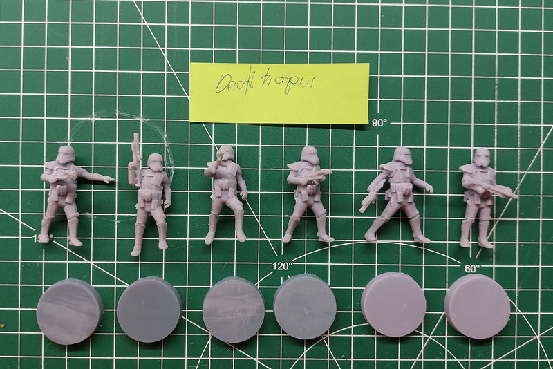 Death Troopers Squad - Star Wars Legion 35mm Proxy Miniature for Tabletop RPG