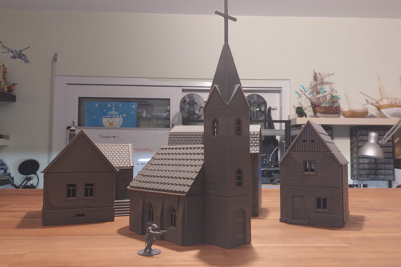 Polish Village Set (VOLUME 1) - Tabletop Wargaming WW2 Terrain | Miniature 3D Printed Model | Flames of War - Zona Alfa