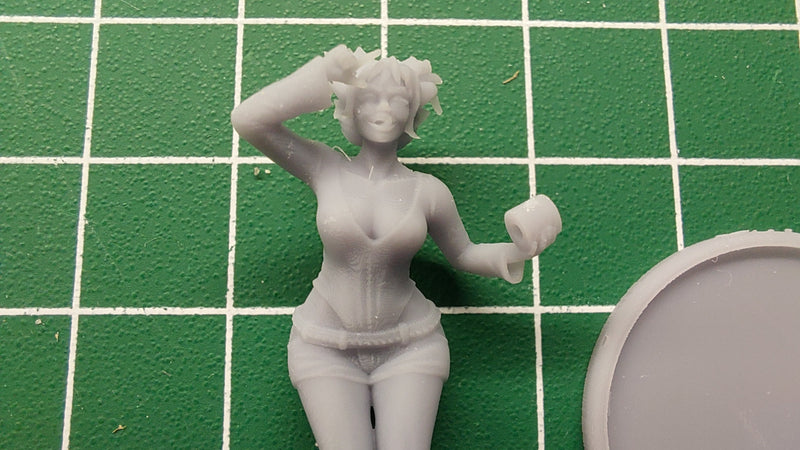 Sexy Daemon Daphne - DnD Miniature | Dungeons and Dragons Mini - Collectibles and Rolepaying - 75mm - 32mm - 28mm Scales