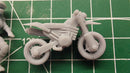 Cross Motorbike Biker Girl - 28mm/32mm Minifigure - Modern Wargaming Miniatures for Tabletop RPG