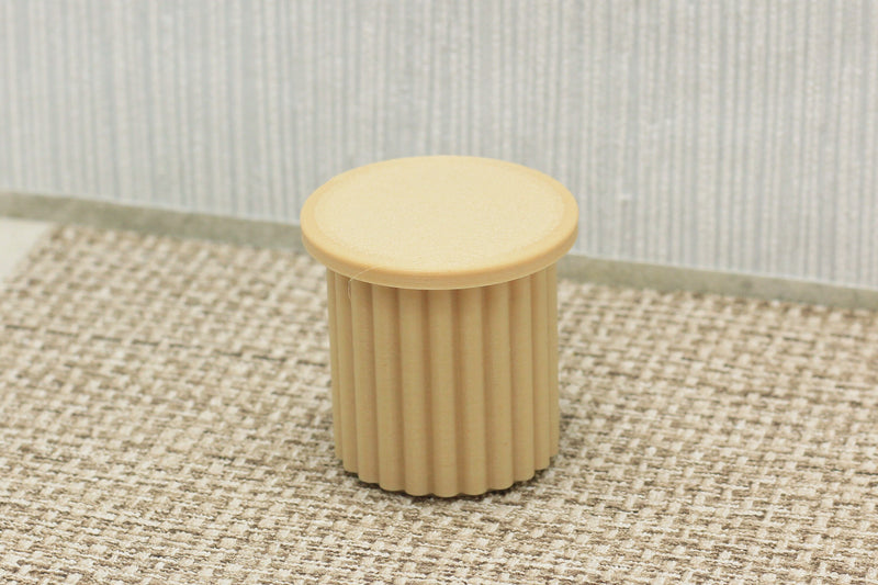 Curvy Chair Set - Dollhouse Miniature 1:12 Miniature Dollhouse Furniture - 3D Printed Wood