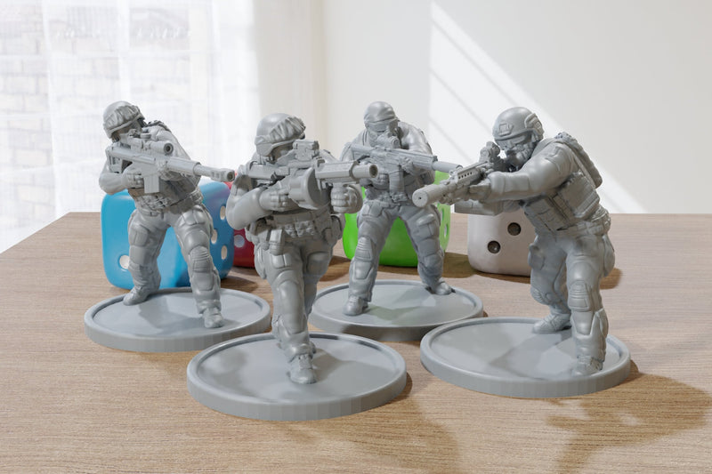 Special Weapons Operators - Modern Wargaming Miniatures for Tabletop RPG - 28mm / 32mm Scale Minis