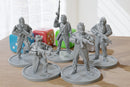 Armed Liquidators Team - Five - Zona Alfa - Modern Wargaming Miniatures for Tabletop RPG - 28mm / 32mm Scale Minifigures