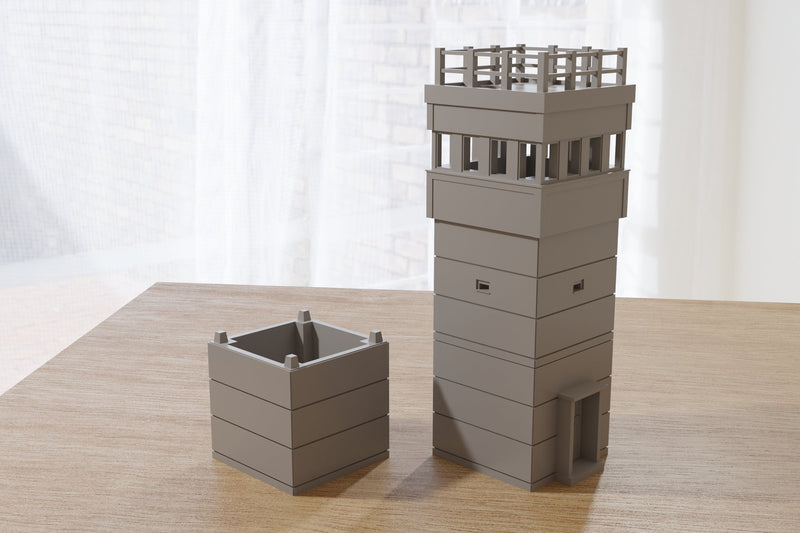 Berlin Wall - Border Defense - Tabletop Wargaming Terrain | Cold War Era | Miniature 3D Printed Model