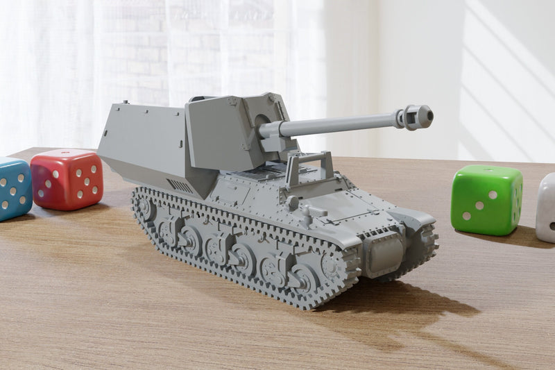Marder I - WW2 German Tank - 3D Resin Printed 28mm / 20mm / 15mm Miniature Tabletop Wargaming Vehicle