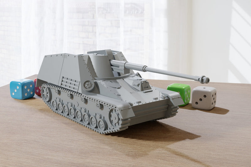 Nashorn - WW2 German Tank - 3D Resin Printed 28mm / 20mm / 15mm Miniature Tabletop Wargaming Vehicle