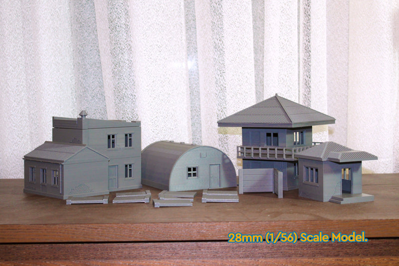 East European Military Outpost - Miniature Wargaming Terrain - Zona Alfa - Team Yankee - 3D Print