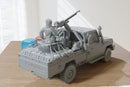Toyota LC MG - 3D Resin Printed 28mm Miniature Tabletop Wargaming Vehicle
