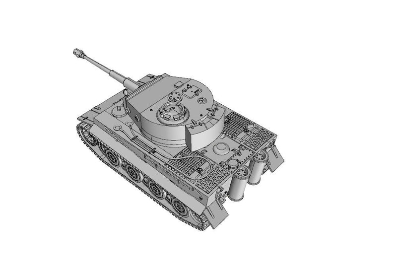 Pz.Kpfw TIGER I ausf E - WW2 German Tank - 3D Resin Printed 28mm / 20mm / 15mm Miniature Tabletop Wargaming Vehicle