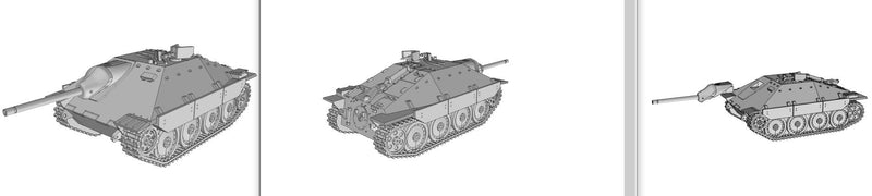 Hetzer - WW2 German Tank - 3D Resin Printed 28mm / 20mm / 15mm Miniature Tabletop Wargaming Vehicle