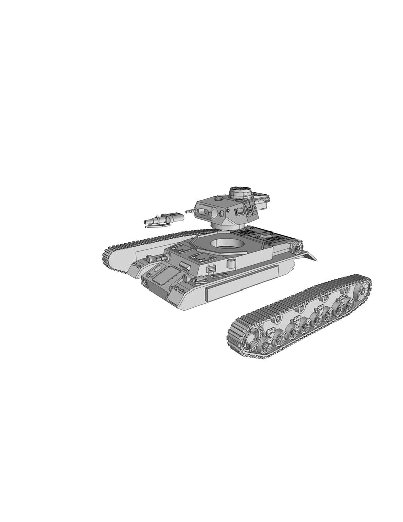 PZ.KPFW. IV F1 - WW2 German Tank - 3D Resin Printed 28mm / 20mm / 15mm Miniature Tabletop Wargaming Vehicle