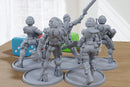Sexy Storm Babes - 3D Printed Proxy Minifigures for Sci-fi Miniature Tabletop Games like Stargrave and Five Parsecs from Home