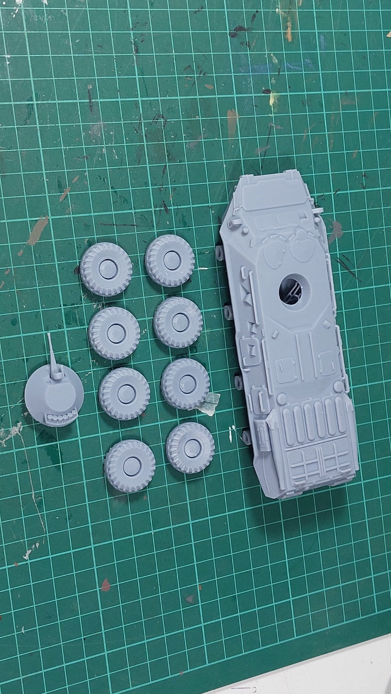 BTR-80 - Modern Wargaming Miniatures for Tabletop RPG - 28mm / 20mm Scale Armored Personnel Carrier