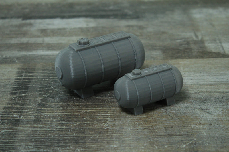 Airfield Fuel Tank - 3D Printed Miniature Wargaming Terrain - Awesome for Tabletop Games like Bolt Action or Flames or War