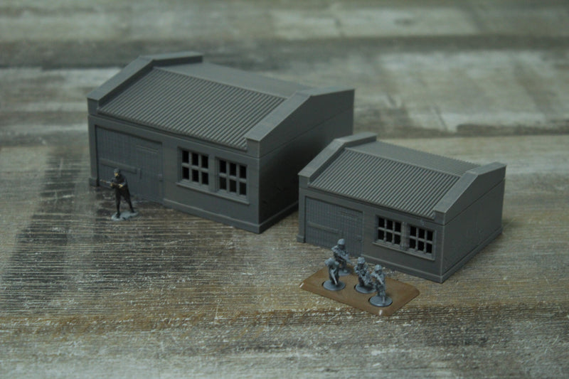 Airfield Tools Shed - 3D Printed Miniature Wargaming Terrain - Awesome for Tabletop Games like Bolt Action or Flames or War