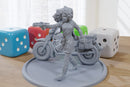 Meri the Rider - 3D Printed Minifigures for Post Apocalyptic Miniature Tabletop Games like Zona Alfa - Fallout Wasteland