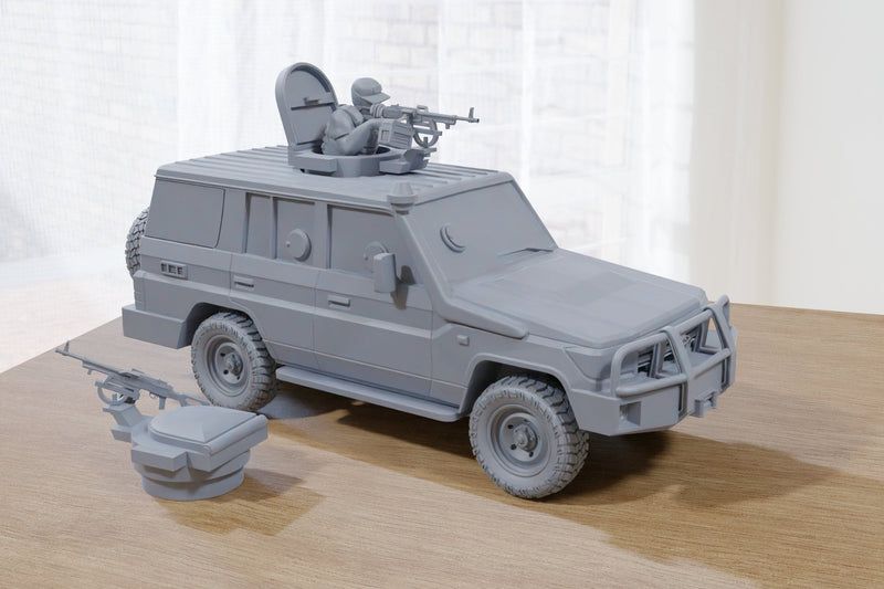 Land Cruiser Armored Common - 3D Resin Printed 28mm Miniature Tabletop Wargaming Vehicle