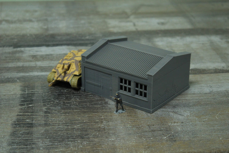 Airfield Tools Shed - 3D Printed Miniature Wargaming Terrain - Awesome for Tabletop Games like Bolt Action or Flames or War