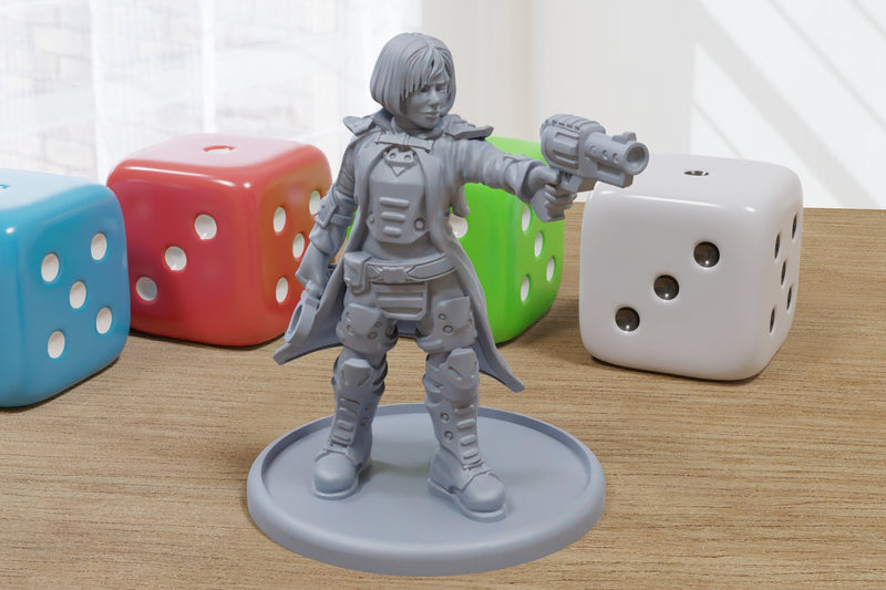 Watch Inspector - 3D Printed Proxy Minifigures for Sci-fi Miniature Tabletop Games like Stargrave and Five Parsecs from Home