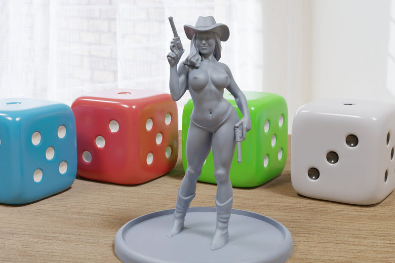 Nancy C Sexy Pinup SFW/ NSFW 3D Printed Minifigures for Fantasy Miniature Tabletop Games DND, Frostgrave 28mm / 32mm