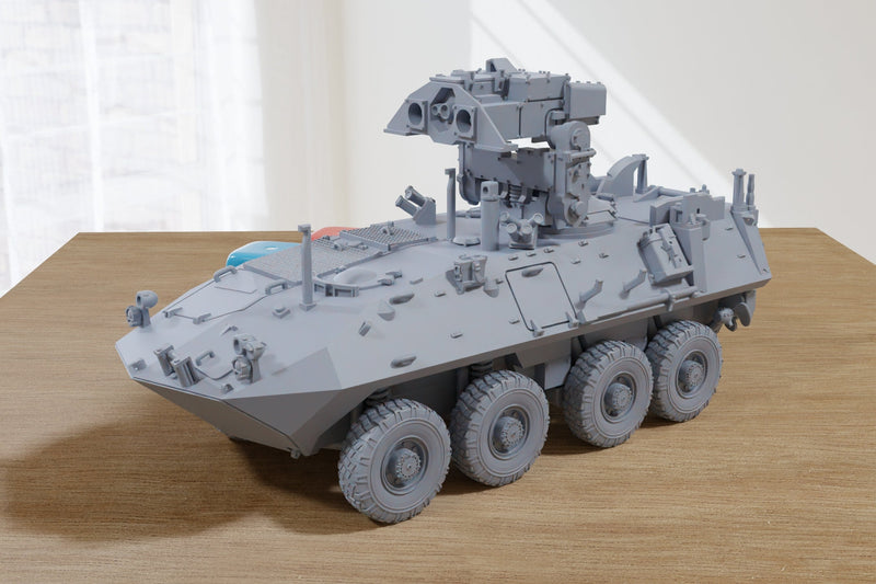 LAV AT APC - 3D Resin Printed 28mm / 20mm / 15mm Miniature Tabletop Wargaming Combat Vehicle