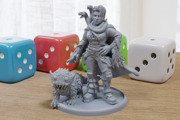 Denali Creature Merchant - 3D Printed Proxy Minifigures for Sci-fi Miniature Tabletop Games like Stargrave and Five Parsecs from Home