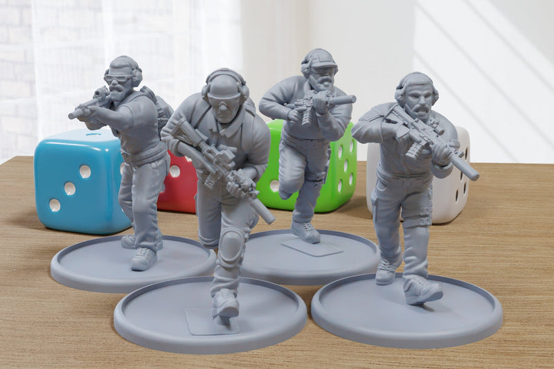 PMC Alpha - 3D Printed Minifigures for Modern Tabletop Wargaming 28mm / 32mm Scale