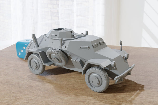 SD.KFZ 223 Germany WW2 light armoured reconnaissance vehicle - 3D Resin Printed 28mm / 20mm / 15mm Miniature Tabletop Wargaming Vehicle