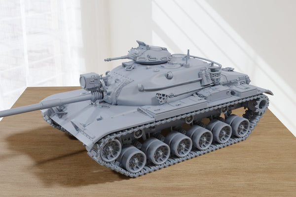 M60 A1 RISE Main Battle Tank - 3D Resin Printed 28mm / 20mm / 15mm Miniature Tabletop Wargaming Combat Vehicle
