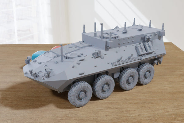 LAV C2 APC - 3D Resin Printed 28mm / 20mm / 15mm Miniature Tabletop Wargaming Combat Vehicle