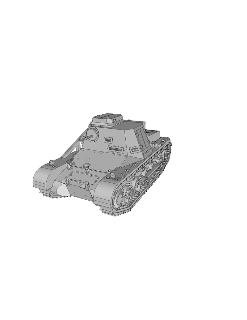 Sd.Kfz. 265 Panzerbefehlswagen German WW2 - 3D Resin Printed 28mm / 20mm / 15mm Miniature Tabletop Wargaming Vehicle