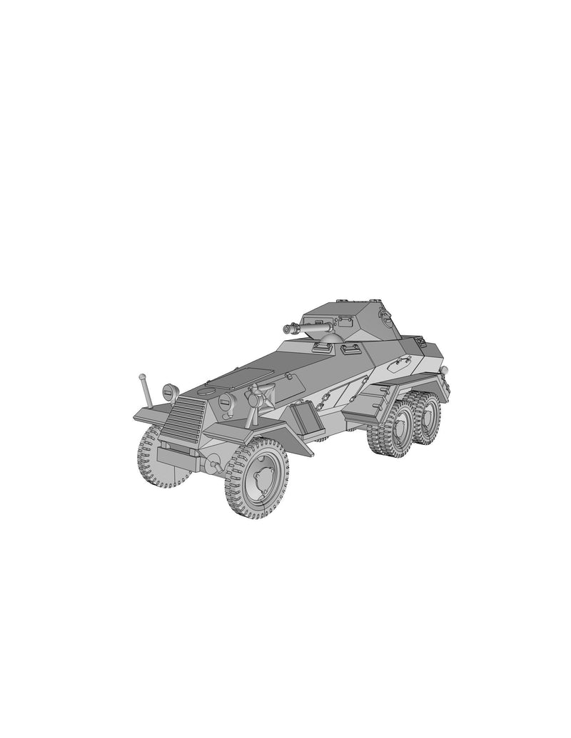 SD.KFZ 231 German WW2 Schwerer Panzerspähwagen - 3D Resin Printed 28mm / 20mm / 15mm Miniature Tabletop Wargaming Vehicle