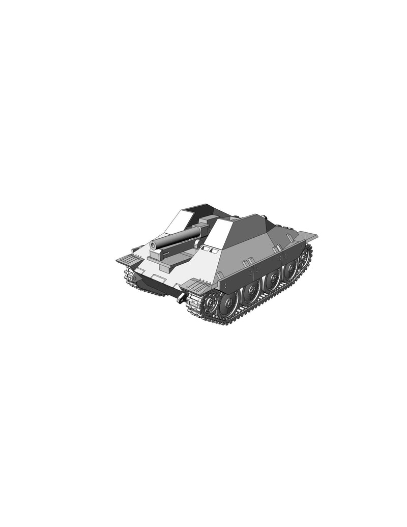 SIG 33-1 auf 38(t) Grille - WW2 German Tank - 3D Resin Printed 28mm / 20mm / 15mm Miniature Tabletop Wargaming Vehicle