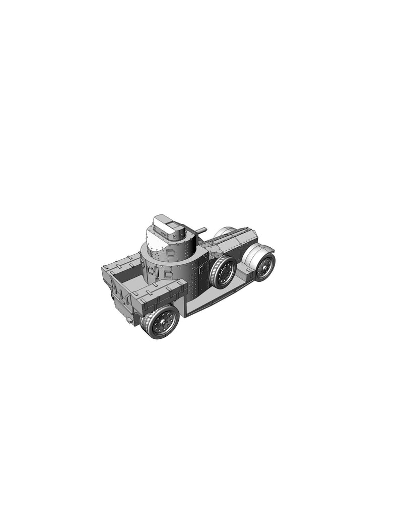 Rolls Royce Armored Car British WW2 Vehicle - 3D Resin Printed 28mm / 20mm / 15mm Miniature Tabletop Wargaming