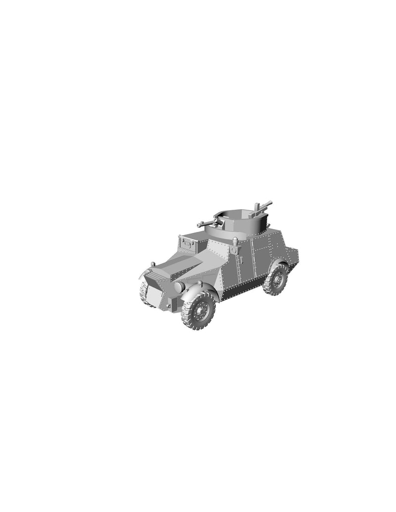 Morris Model CS9lLAC WW2 British 3D Resin Printed 28mm / 20mm / 15mm Miniature Tabletop Wargaming Vehicle