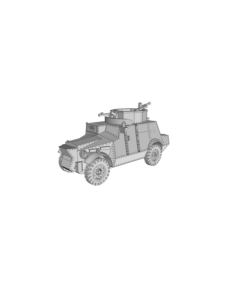 Morris Model CS9lLAC WW2 British 3D Resin Printed 28mm / 20mm / 15mm Miniature Tabletop Wargaming Vehicle