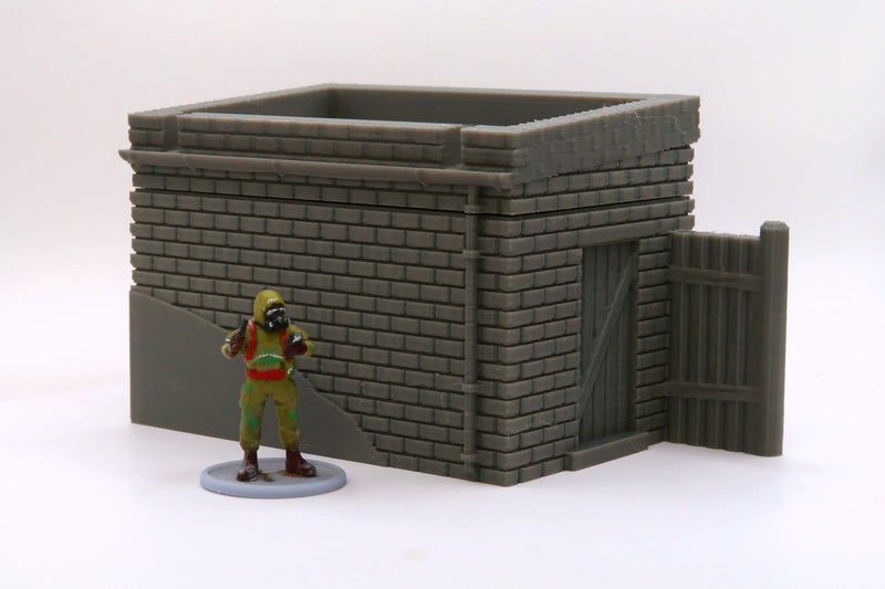 Noob Stalker / Loner - Small Camp Shed Untility Hut - ZONA ALFA / KONTRABAND 3D Printed Tabletop Wargaming Terrain