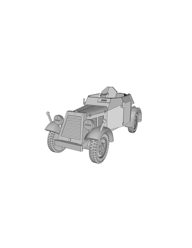 Kfz 13 Maschinengewehr-Kraftwagen WW2 German - 3D Resin Printed 28mm / 20mm / 15mm Miniature Tabletop Wargaming Vehicle