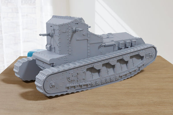 Mark A Whippet British World War 1 Tank - 3D Resin Printed 28mm / 20mm / 15mm Miniature Tabletop Wargaming Vehicle