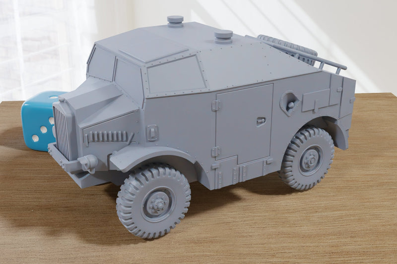 Morris C8 Quad Field Artillery Tractor WW2 British 3D Resin Printed 28mm / 20mm / 15mm Miniature Tabletop Wargaming Vehicle