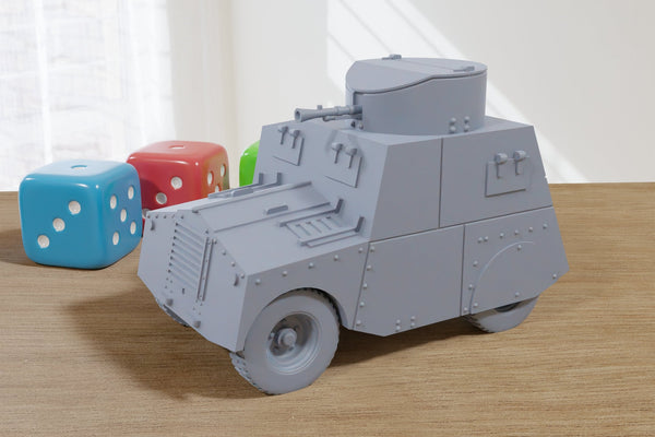Beaverette Mk III WW2 British 3D Resin Printed 28mm / 20mm / 15mm Miniature Tabletop Wargaming Vehicle