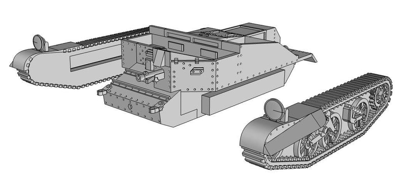 Bren Gun Carrier WW2 British 3D Resin Printed 28mm / 20mm / 15mm Miniature Tabletop Wargaming Vehicle
