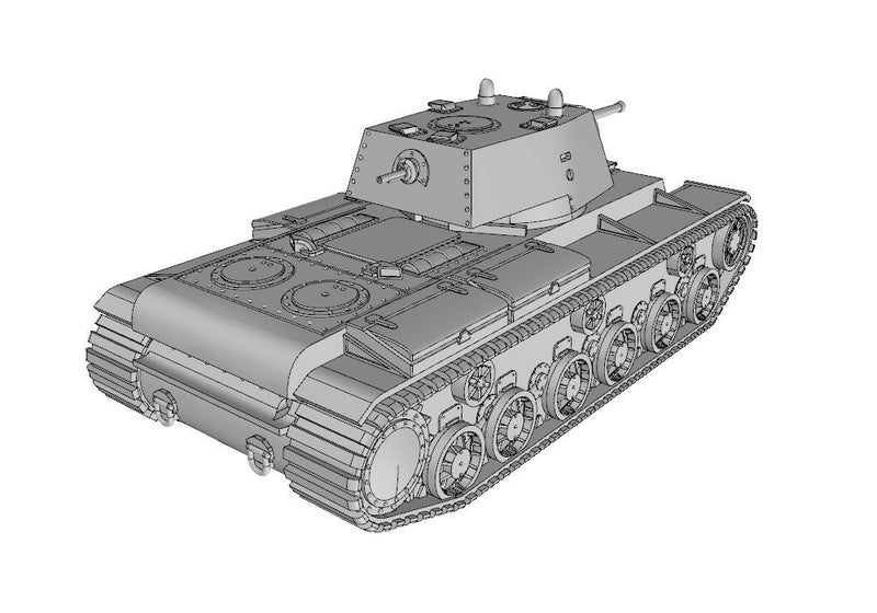 KV 1 Heavy Soviet Tank - 3D Resin Printed 28mm / 20mm / 15mm Miniature Tabletop Wargaming Vehicle