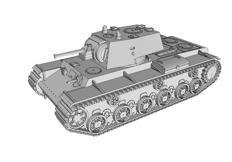 KV 1 Heavy Soviet Tank - 3D Resin Printed 28mm / 20mm / 15mm Miniature Tabletop Wargaming Vehicle