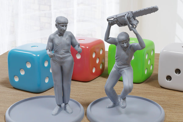 Nerds - 3D Printed Minifigures for Gangster Miniature Tabletop Games, TTRPG
