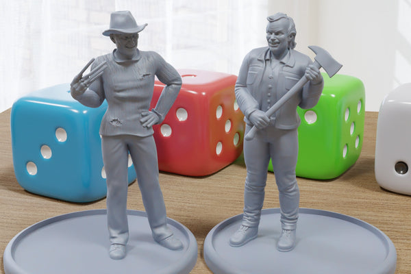 Spooky Dudes - 3D Printed Minifigures for Gangster Miniature Tabletop Games, TTRPG