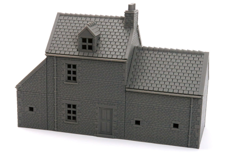 Normandy French Farmhouse - Tabletop Wargaming WW2 Terrain | Proxy 3D Printed Miniature for Bolt Action - Chain of Command - Flames of War